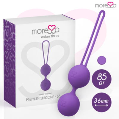Bolas de treino de silicone roxo moresa com embalagem