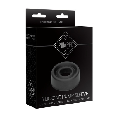 embalagem de manga de silicone preta para bomba silicone pump sleeve large