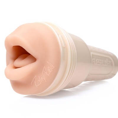 Dispositivo imitando uma boca com suporte plástico cor creme