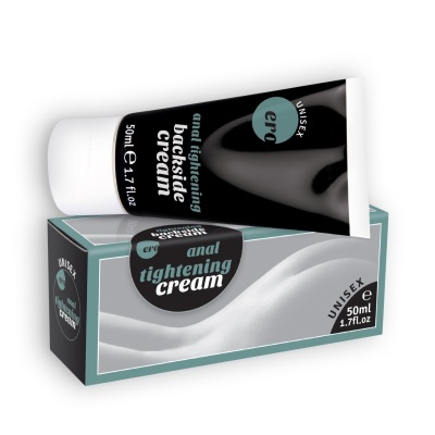 creme anal unissexo em tubo preto e cinzento com caixa