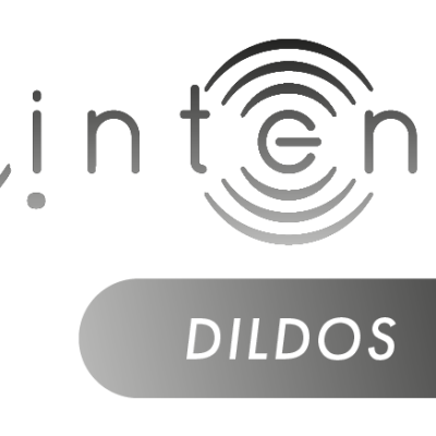 Logótipo Mr!ntense com palavra DILDOS em etiqueta cinza