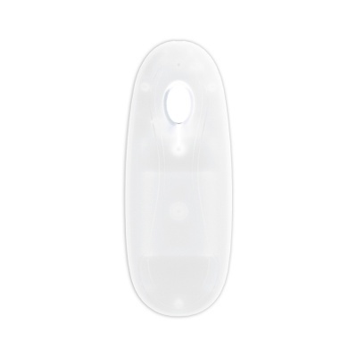 Suporte de plástico translúcido branco para smartphone
