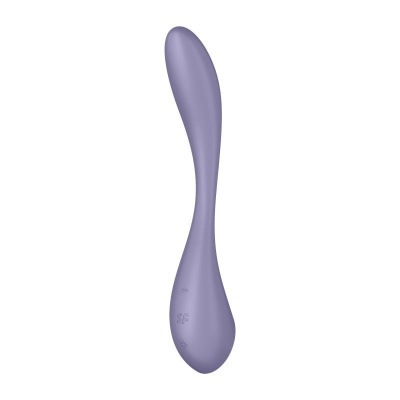 Vibrador cor de lilás com botões de controlo