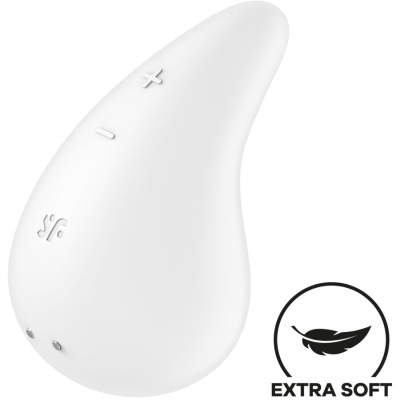 Controlador eletrônico branco com botões mais e menos e texto EXTRA SOFT
