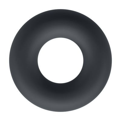 Flutuador inflável preto circular