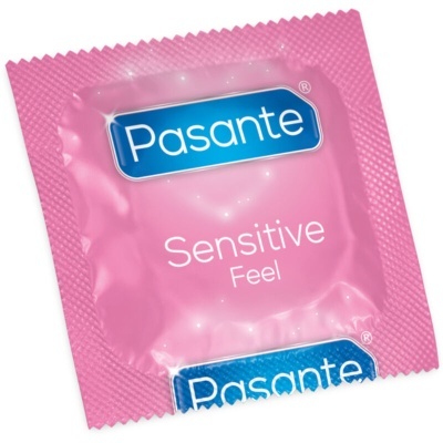 Preservativo Pasante Sensitive Feel embalagem rosa