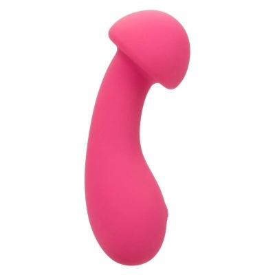 Produto rosa curvo de silicone com extremidade arredondada
