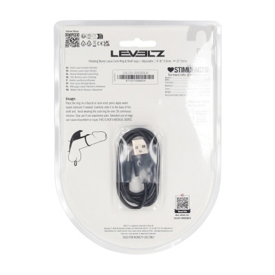 embalagem branca com cabo USB preto para produto Levelz Vibrating Bunny Lasso