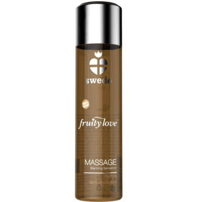 Frasco de óleo de massagem Swede fruity love com tampa prateada