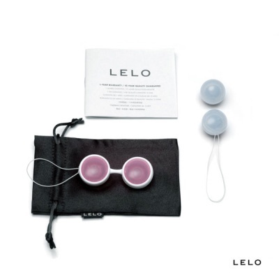 Conjunto de bolas Ben Wa LELO com bolsa preta e folheto de garantia