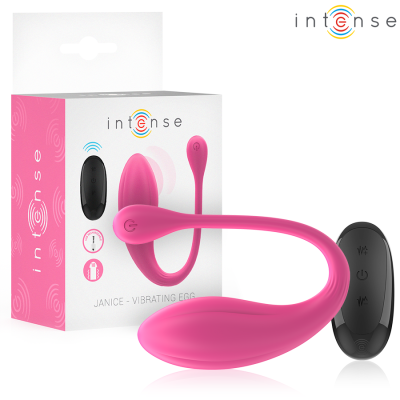 Vibrador rosa com controlo remoto preto e embalagem branca e rosa