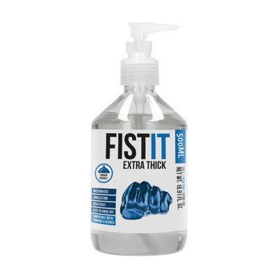 Frasco transparente com doseador de lubrificante FISTIT EXTRA THICK
