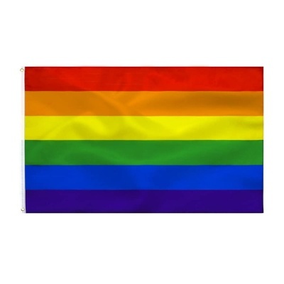 Bandeira arco-íris colorida para pendurar