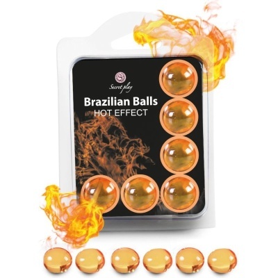 Embalagem de bolas gelatinosas amarelas translúcidas com efeito de fogo