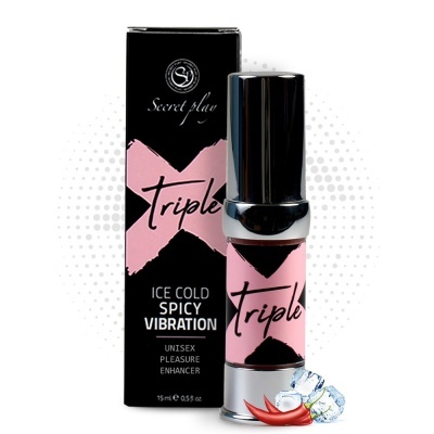 Frasco de spray e embalagem preta com detalhes rosa e texto sobre fundo branco