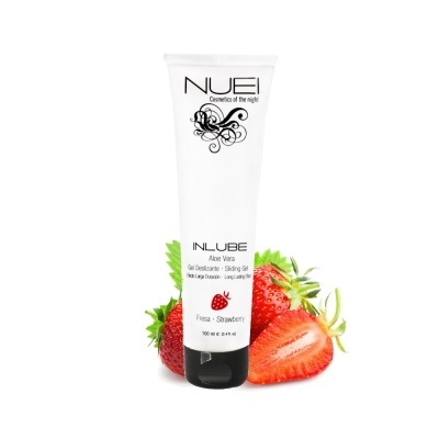 Gel lubrificante NUEL INLUBE com morangos