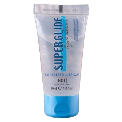 Tubo de lubrificante à base de água SUPERGLYDE com tampa azul