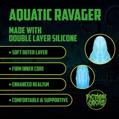 Publicitário Aquatic Ravager com silicone dupla camada e características