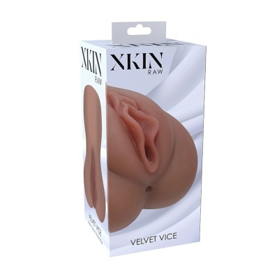 Embalagem de estimulador anatómico XKIN RAW com a designação VELVET VICE
