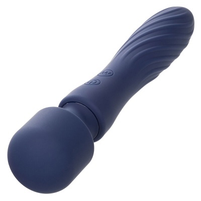 Vibrador massajador azul escuro com botões