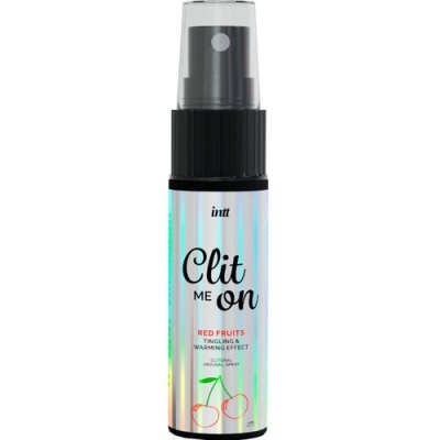 Frasco de spray prateado com tampa transparente e texto de produto