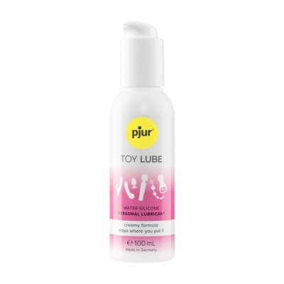 Frasco de lubrificante pessoal pjur Toy Lube 100 mL