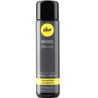 Frasco de lubrificante pessoal pjur BASIC Silicone 100 mL