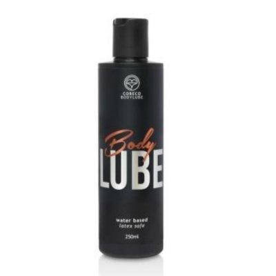 Frasco preto de lubrificante corporal COECO Body Lube