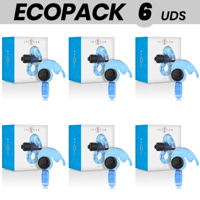 Seis unidades de auriculares em embalagem ECOPACK