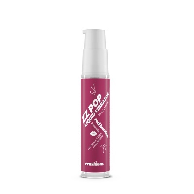 Frasco plástico com rótulo cor de vinho e texto branco