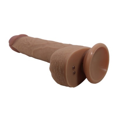 Dildo silicone cor pele com base ventosa