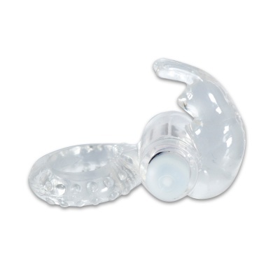Anel transparente de silicone com motor cilíndrico