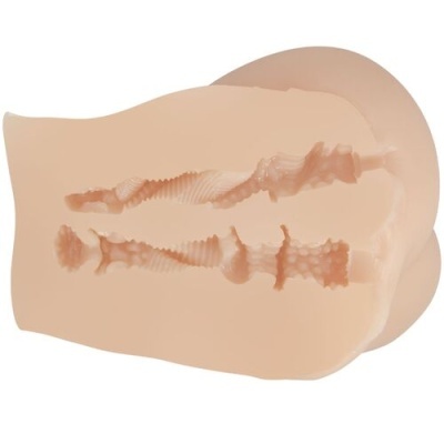 acessório sexual masculino em silicone com interior texturizado