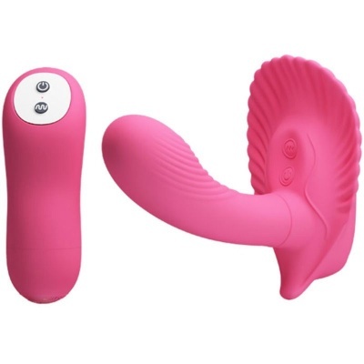 Brinquedos eróticos rosa com botões de controlo