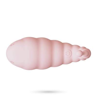 Concha decorativa cor-de-rosa em cerâmica