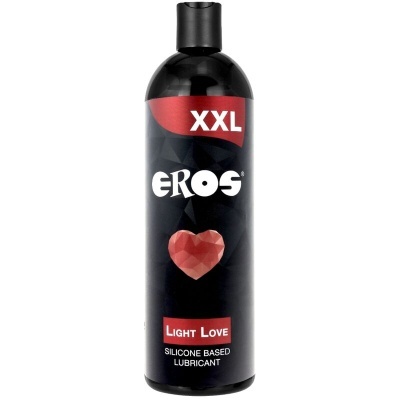 Frasco preto de lubrificante Eros XXL Light Love