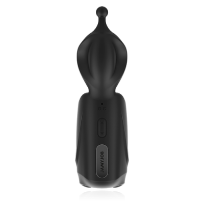 Produto preto ergonómico com botões e texto JAMYJOB