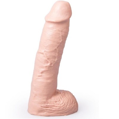 Brinquedo anatómico masculino cor bege clara com textura detalhada