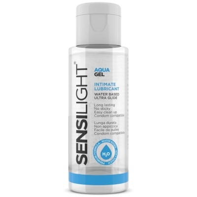 Frasco de gel lubrificante íntimo à base de água SENSILIGHT