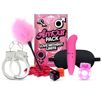 kit amor pack com acessórios sensuais e erotismo
