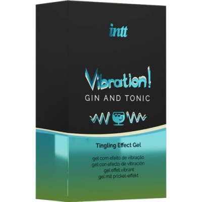 Embalagem do gel com efeito vibração intt Vibration! GIN AND TONIC