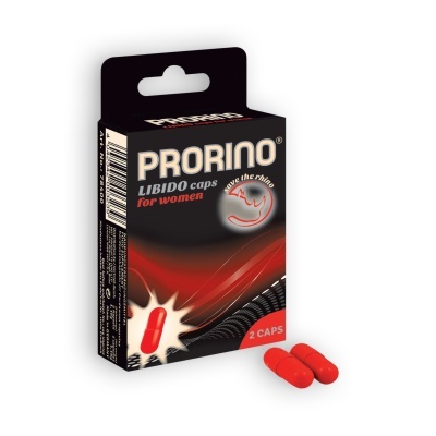 Suplemento PRORINO LIBIDO caps for women com cápsulas vermelhas