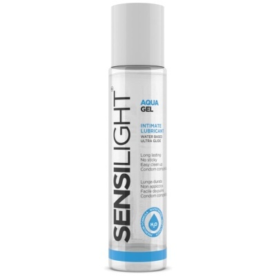Frasco de lubrificante íntimo Sensilight Aqua Gel