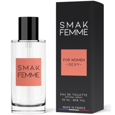Frasco e caixa de eau de toilette SMAK FEMME