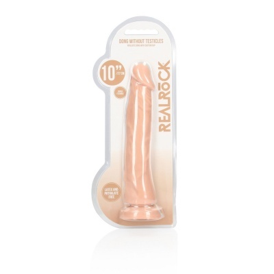 Dildo realista com ventosa em embalagem transparente