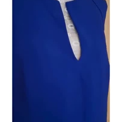 Vestido formal azulão