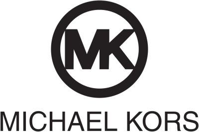 Logótipo Michael Kors preto em fundo branco