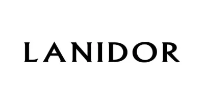 Logótipo preto LANIDOR em fundo branco