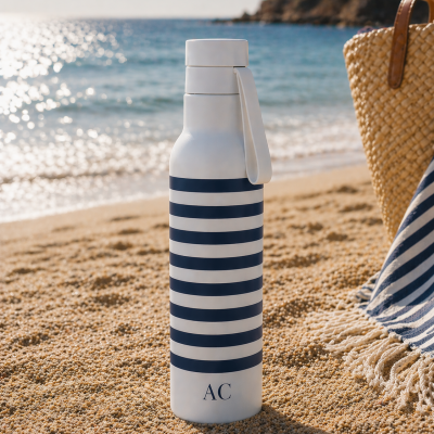 Garrafa&#x20;T&#x00E9;rmica&#x20;Personalizada&#x20;Riviera&#x20;com&#x20;Iniciais