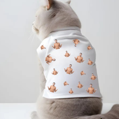 T-Shirt&#x20;Personalizada&#x20;para&#x20;Gato&#x20;com&#x20;Fotografia&#x20;dos&#x20;Donos&#x20;&#x7C;&#x20;Estilo&#x20;e&#x20;Mimos&#x20;com&#x20;Humor